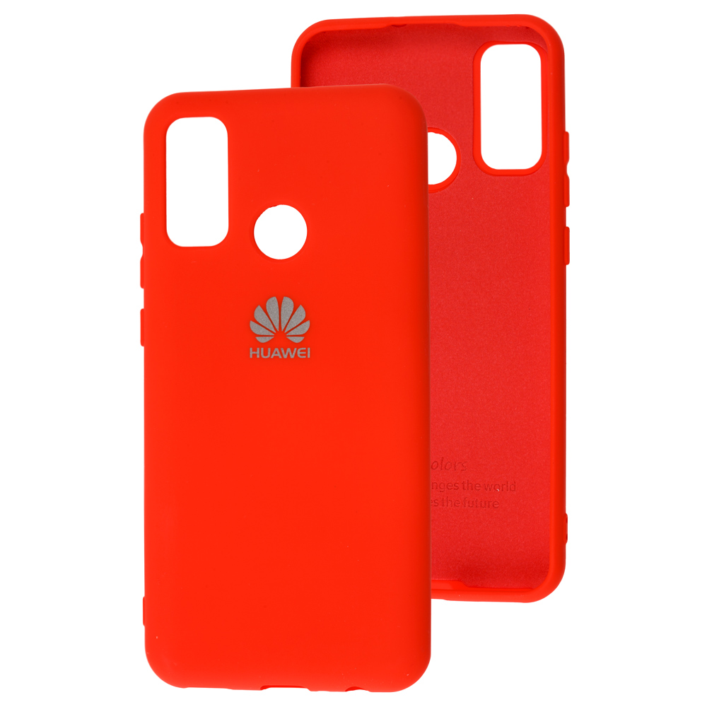 Silicone Cover My Color Full Protective (A) для Huawei P Smart (2020) (Red)-0